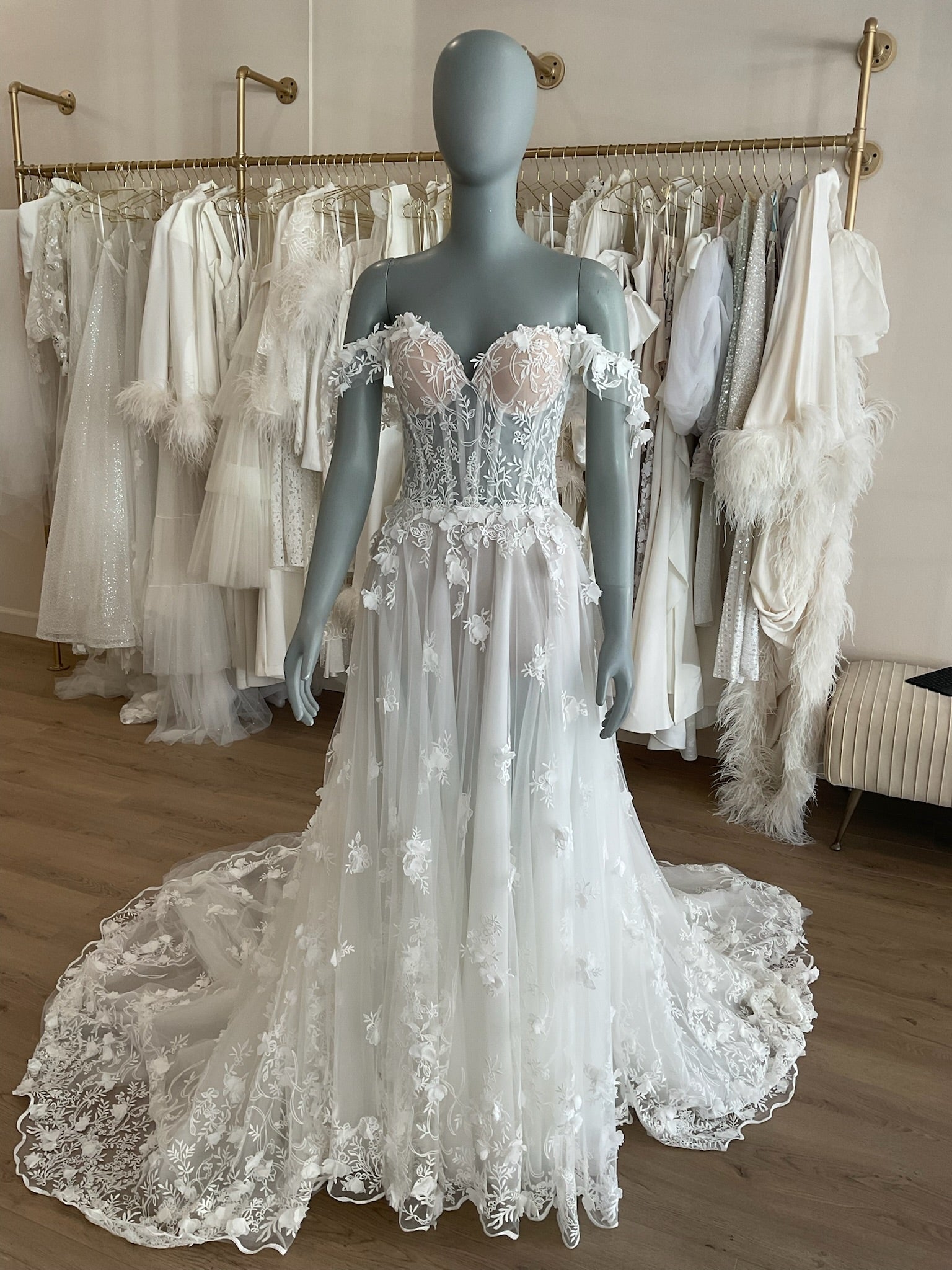 Gala by Galia Lahav - Lake Modified (6) w/VeilWedding Dresses6