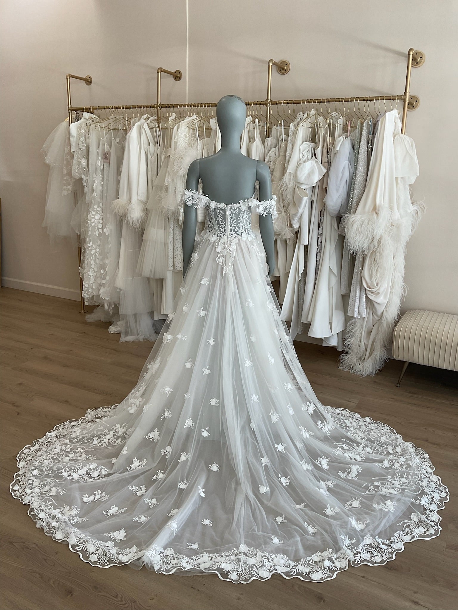 Gala by Galia Lahav - Lake Modified (6) w/VeilWedding Dresses6