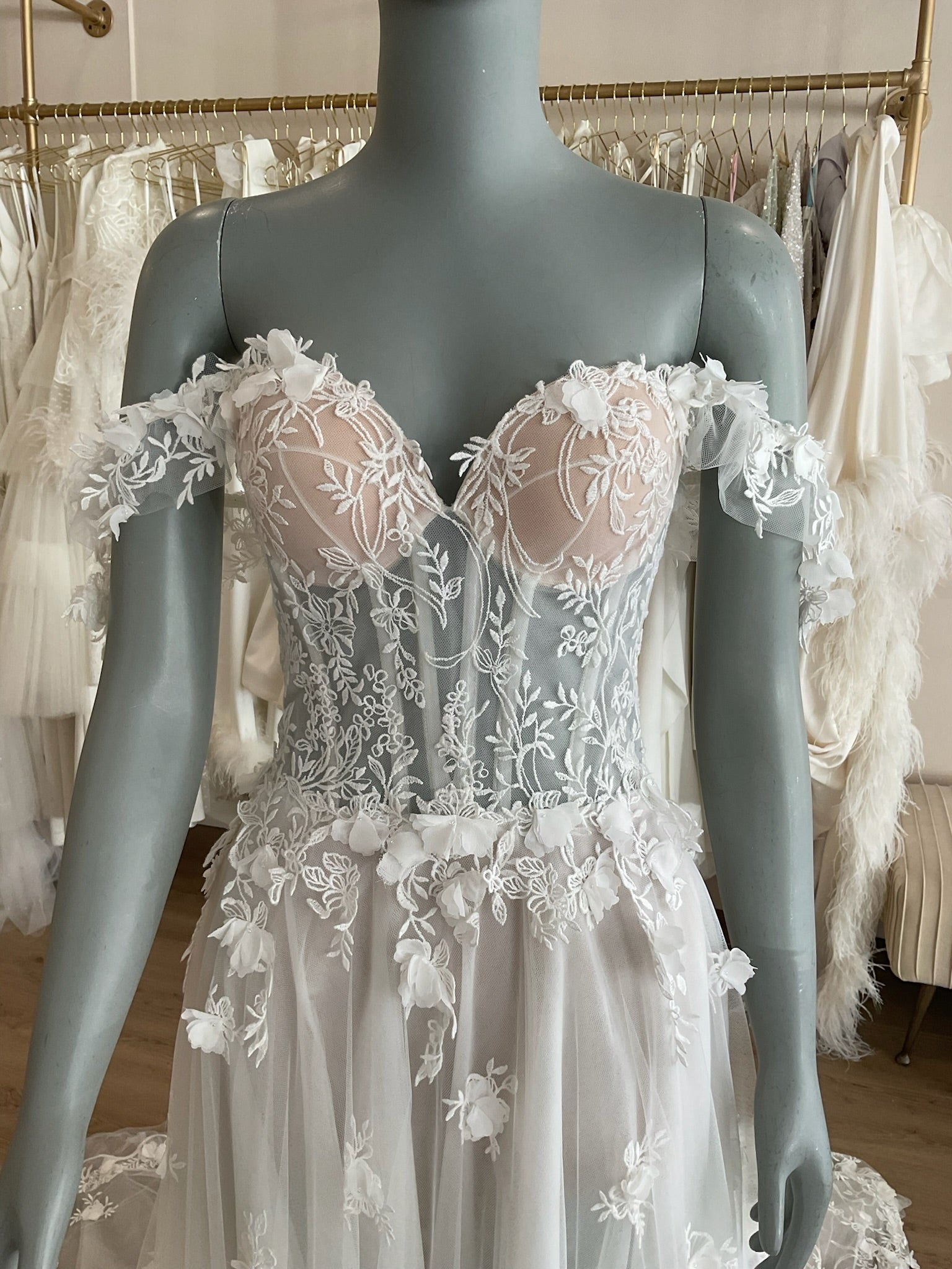 Gala by Galia Lahav - Lake Modified (6) w/VeilWedding Dresses6