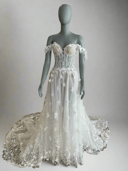 Gala by Galia Lahav - Lake Modified (6) w/VeilWedding Dresses6
