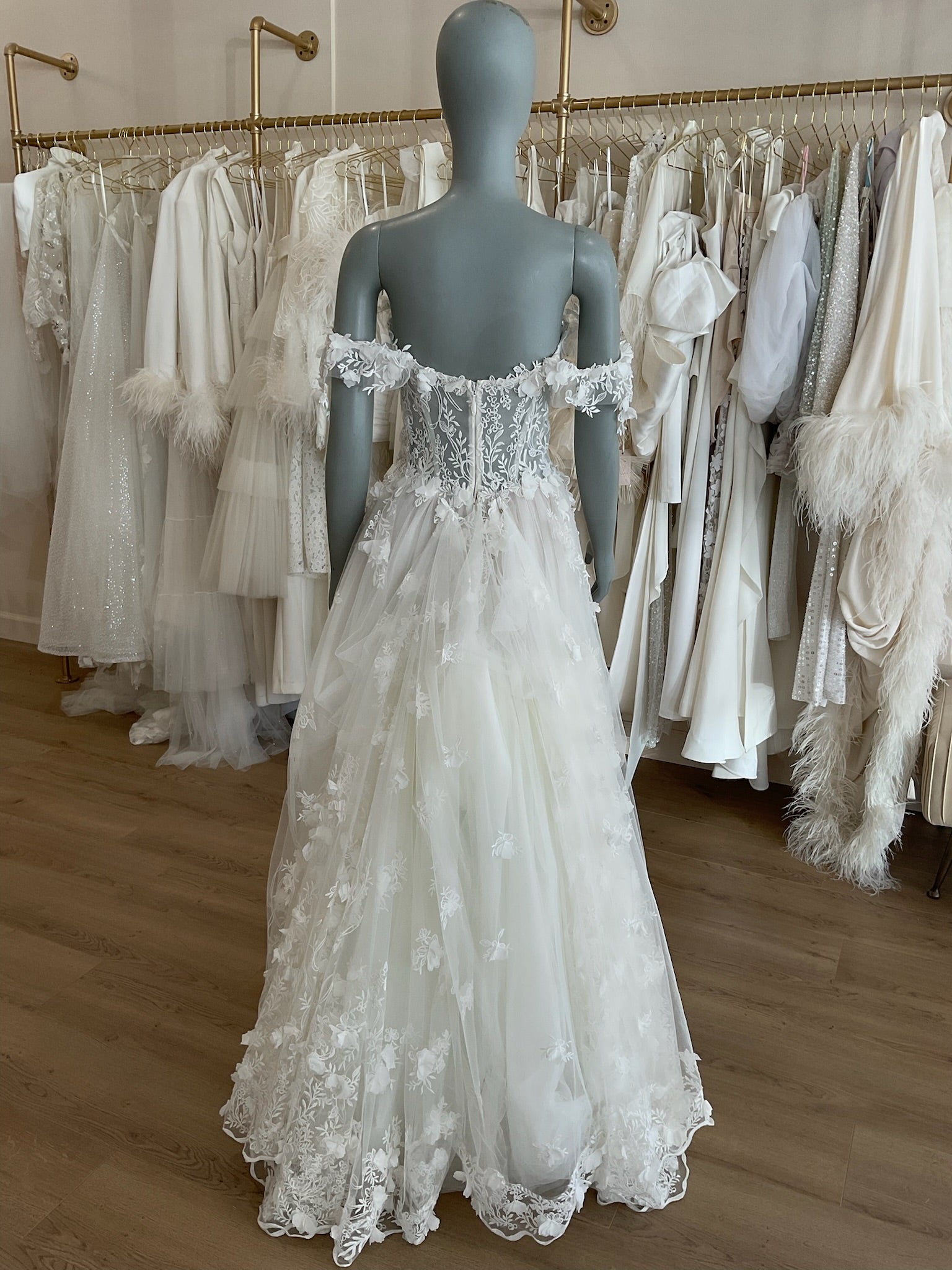 Gala by Galia Lahav - Lake Modified (6) w/VeilWedding Dresses6