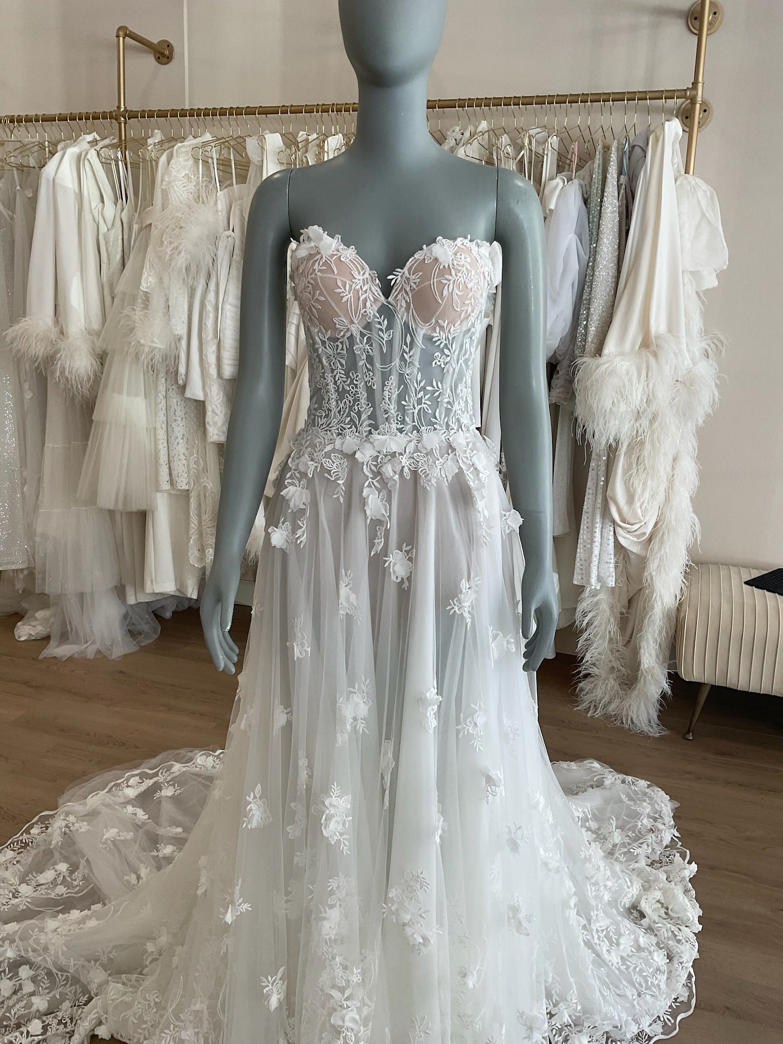 Gala by Galia Lahav - Lake Modified (6) w/VeilWedding Dresses6