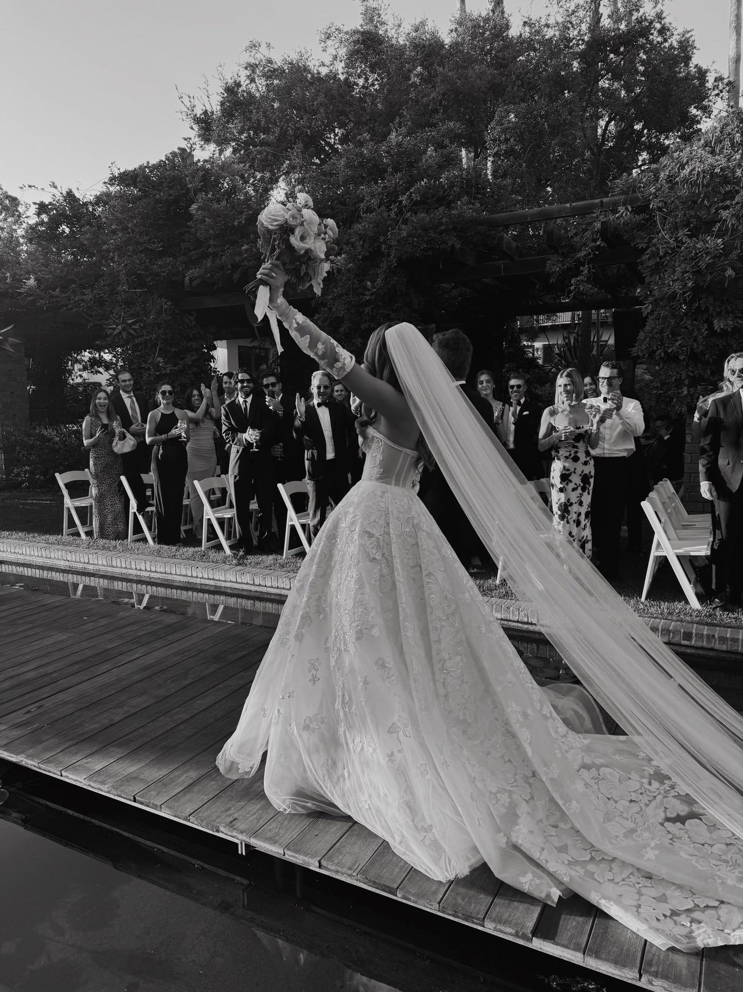 Galia Lahav - Raw Edge Cathedral VeilBridal VeilsIvory