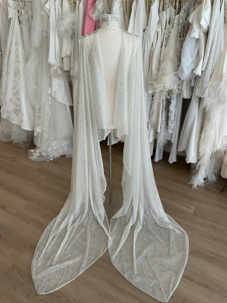 Galia Lahav - Sterling Cape (modified)Capes/ScarvesIvory/Silver