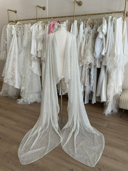 Galia Lahav - Sterling Cape (modified)Capes/ScarvesIvory/Silver