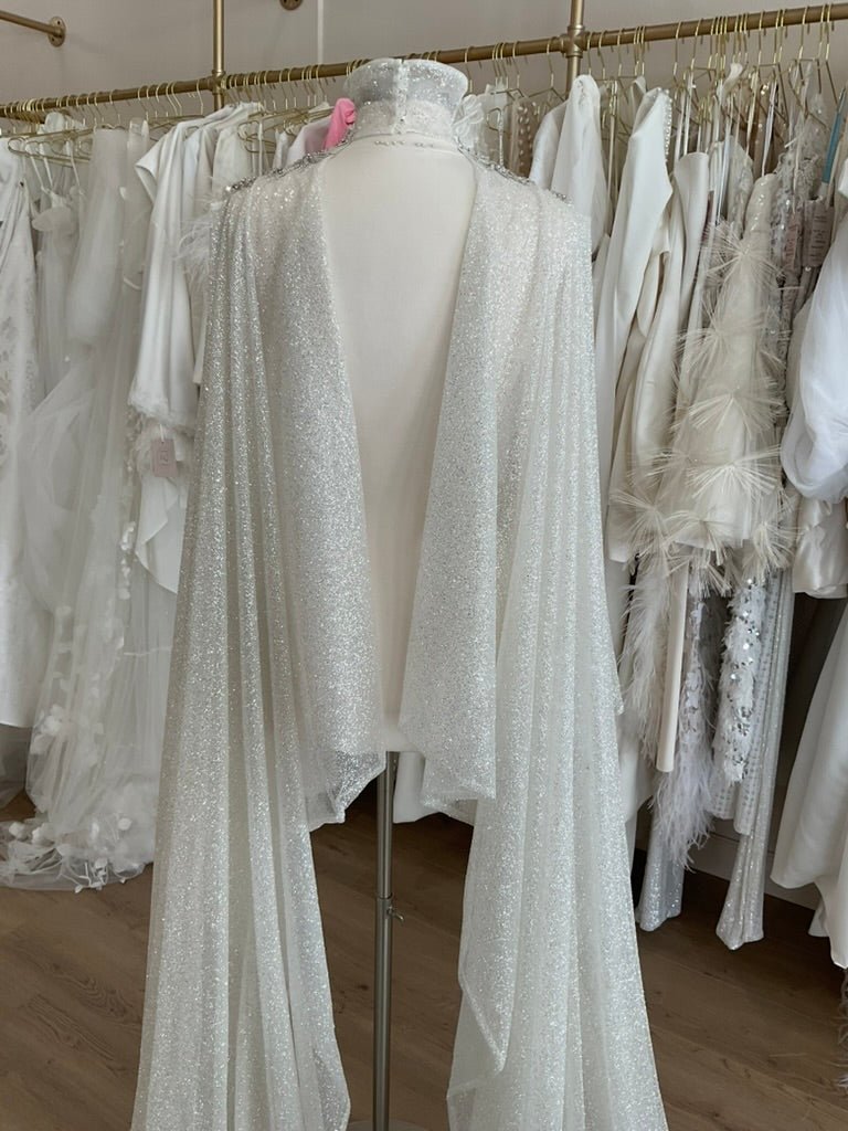 Galia Lahav - Sterling Cape (modified)Capes/ScarvesIvory/Silver