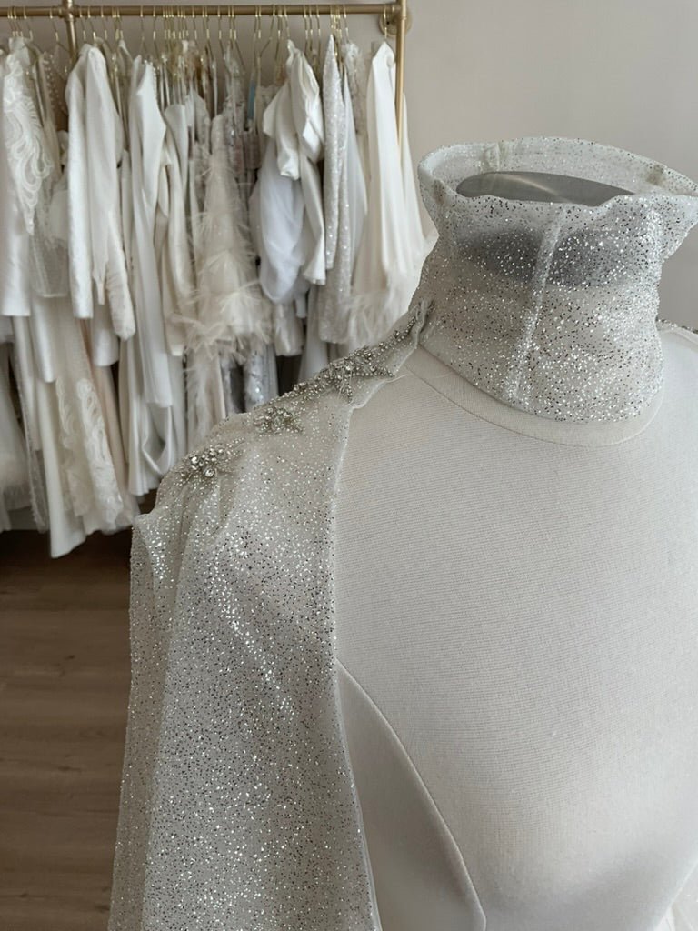 Galia Lahav - Sterling Cape (modified)Capes/ScarvesIvory/Silver