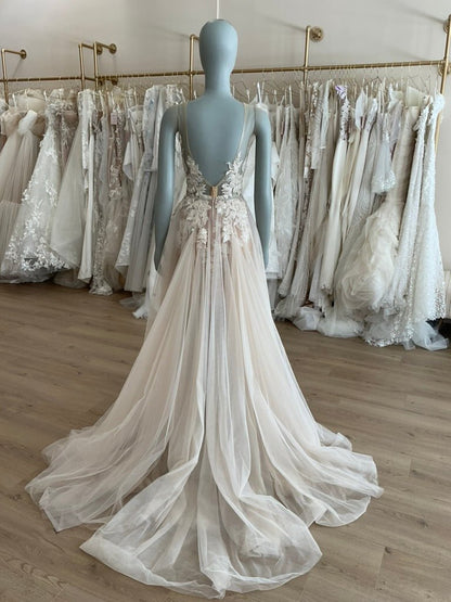 Muse by Berta - Ivone (8)Wedding DressesIvory/Nude