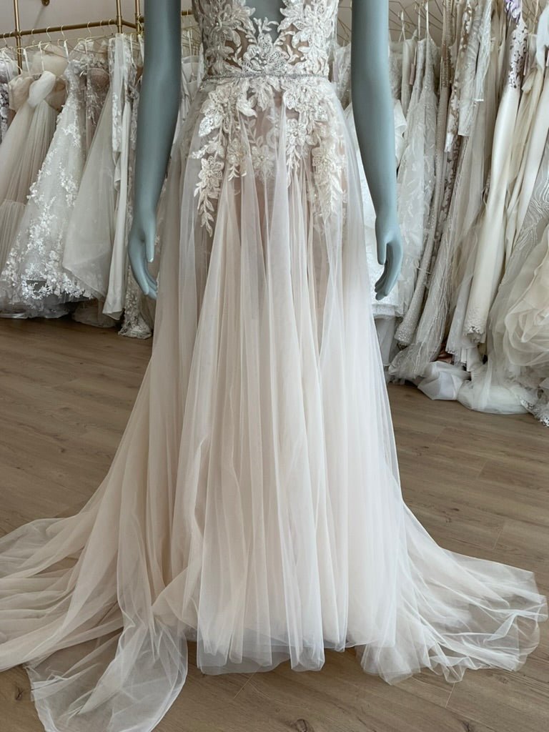 Muse by Berta - Ivone (8)Wedding DressesIvory/Nude