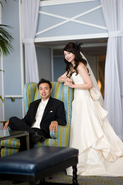 Vera Wang - Vintage Silk Faille Aline  (6)