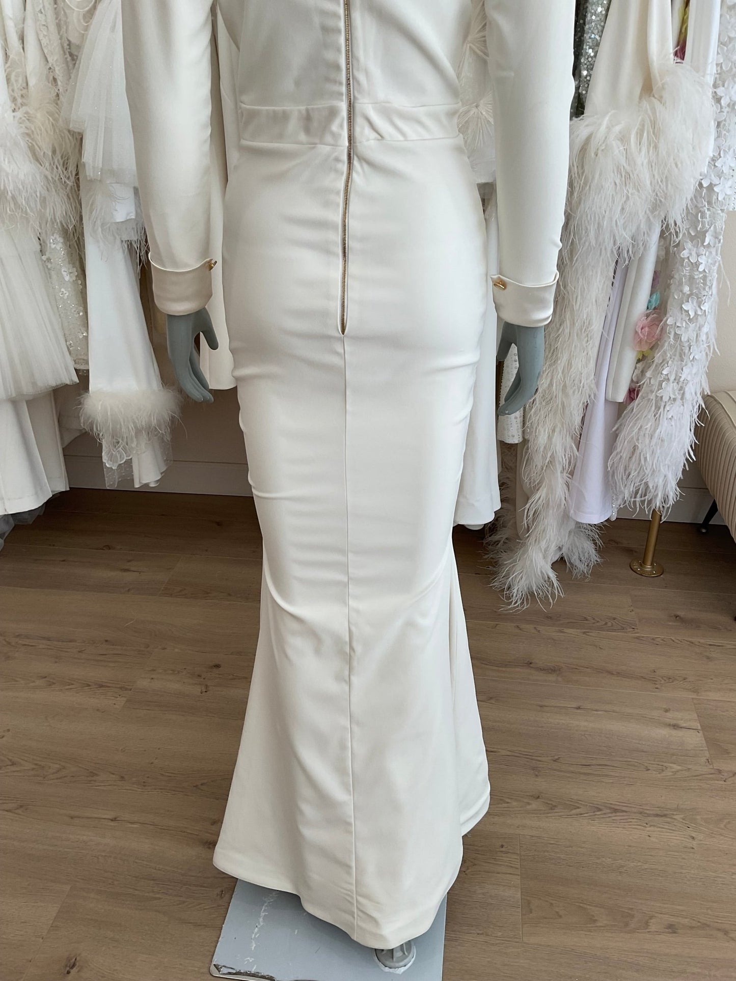Ryan & Walter - Long Sleeve Tuxedo Dress (2)Bridal Events2