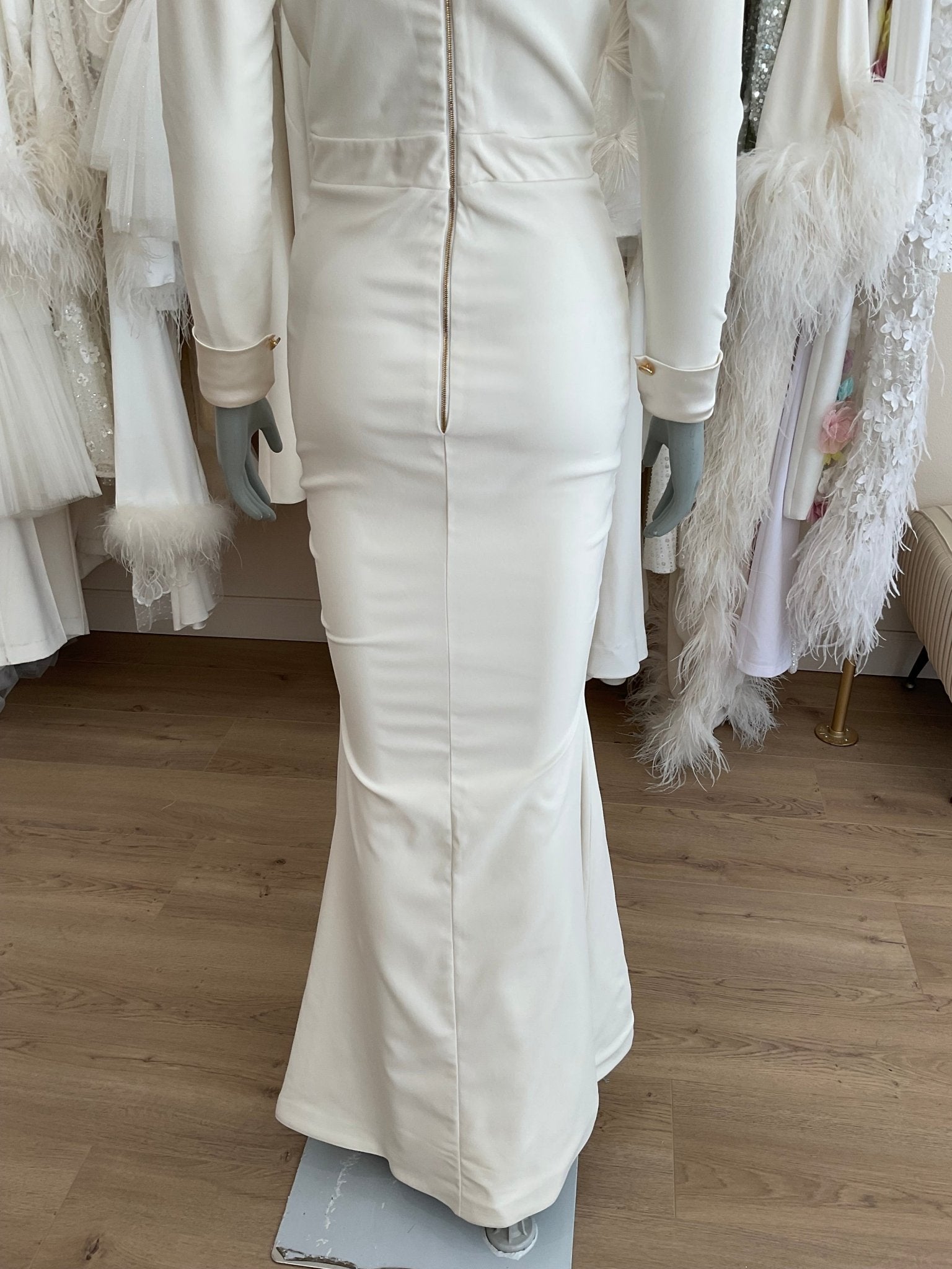 Ryan & Walter - Long Sleeve Tuxedo Dress (2)Bridal Events2