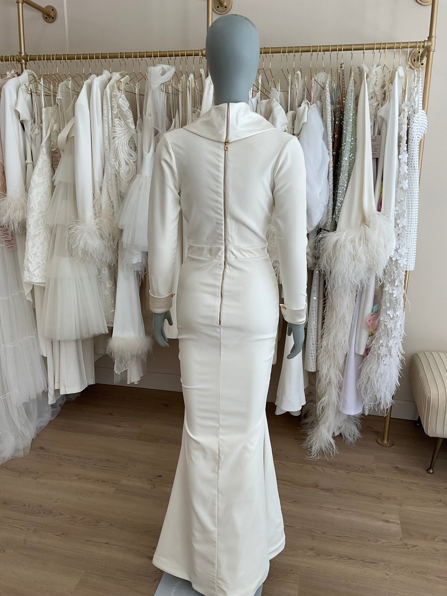 Ryan & Walter - Long Sleeve Tuxedo Dress (2)Bridal Events2