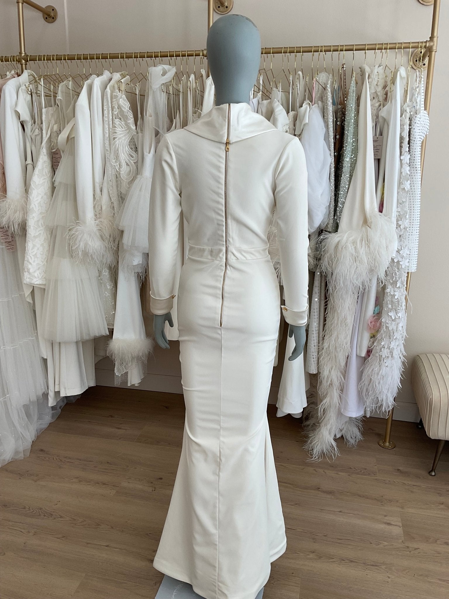 Ryan & Walter - Long Sleeve Tuxedo Dress (2)Bridal Events2