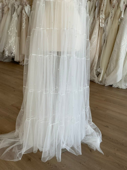 Untamed Petals - Rosey Pearl High Collar Gown (L)Bridal EventsL
