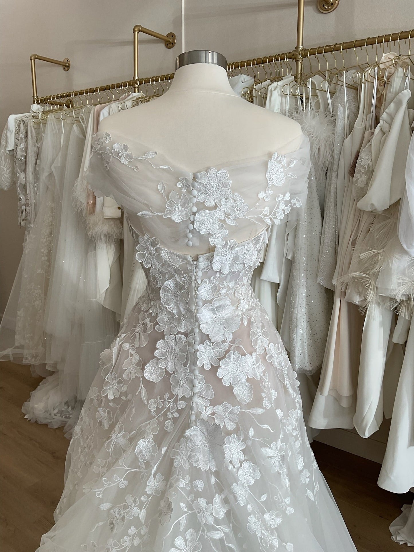 Valentini Spose - Fiora w/ shrug (12)Wedding Dresses12